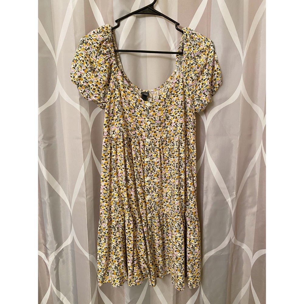 Adorable Wild Fable dress puff sleeved milkmaid M